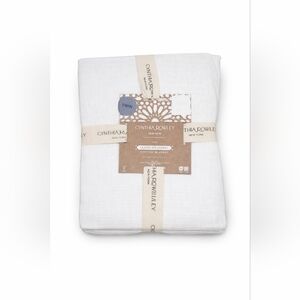 Nwt - Cynthia Rowley New York 100% Cotton Twin Blanket Gift Textured Weave